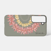 Lā Lei door Wander met Aloha Samsung Galaxy Hoesje (Achterkant horizontaal)