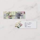 La Lettre D'amour gold Mini Visitekaartje (Voorkant / Achterkant)