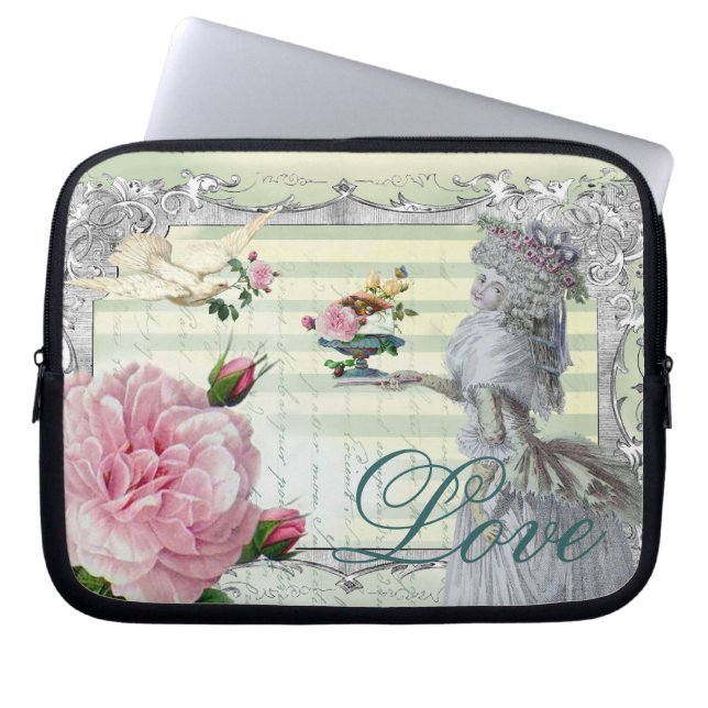 La Lettre D'amour Laptop Sleeve (Voorkant)