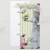 La Lettre D'amour Menu (Voorkant / Achterkant)