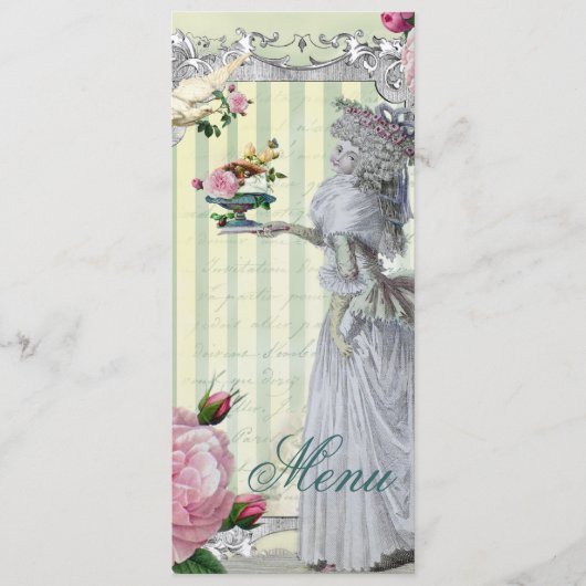 La Lettre D'amour Menu (Voorkant)