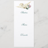 La Lettre D'amour Menu (Achterkant)