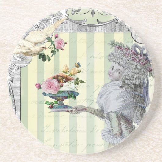 La Lettre D'amour Zandsteen Onderzetter (Voorkant)