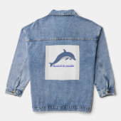 La libertad como principio denim jacket (Achterkant)