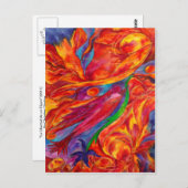 "La Libertad de un Pájaro" Briefkaart (Voorkant / Achterkant)