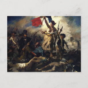 La liberté guidant le peuple briefkaart