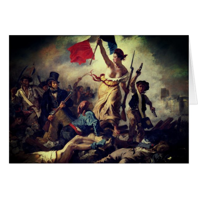 La Liberté guidant le peuple – Eugène Delacroix (Voorkant Horizontaal)