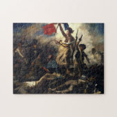 La liberté guidant le peuple, Eugène Delacroix, 18 Legpuzzel (Horizontaal)