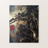 La liberté guidant le peuple, Eugène Delacroix, 18 Legpuzzel (Verticaal)
