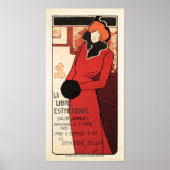 LA LIBRE ESTHETIQUE Belgium Beauty Exposition 1900 Poster (Voorkant)
