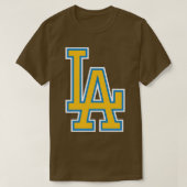 LA Lichtblauw T-shirt (Design voorkant)