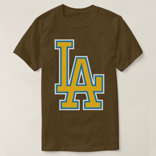 LA Lichtblauw T-shirt (Design voorkant)