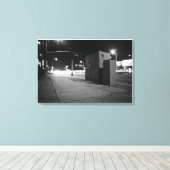 LA Lichte stromen Canvas Afdruk (Insitu (Houten vloer))