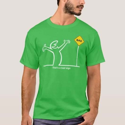 La Linea Bad Sign vintage T-shirt (Voorkant)