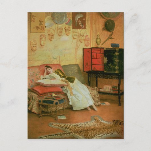 La Liseuse Briefkaart (Voorkant)