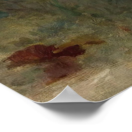 La Liseuse door William-Adolphe Bouguereau Poster (Hoek)