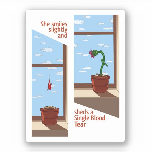 La Llorasangre Sticker - GM Design (Voorkant)