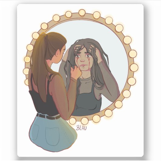 La Llorasangre Sticker - JH Design (Voorkant)