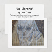 La Llorona Briefkaart (Voorkant / Achterkant)