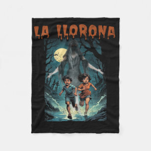 La Llorona Mexicaans Geweldige Spaans Halloween Di Fleece Deken