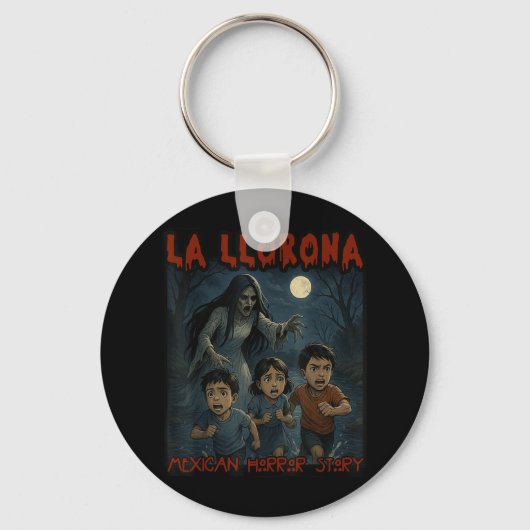 La Llorona Mexicaans Geweldige Spaans Halloween Sleutelhanger (Voorkant)