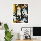 La Loge, 1874 Pierre-Auguste Renoir Poster (Thuiskantoor)