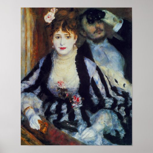 La Loge by Auguste Renoir Fine Art Print (Voorkant)