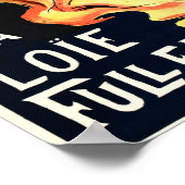 LA LOIE FULLER American Actress Dancer Old Theater Poster (Hoek)