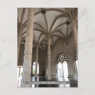 La Lonja de Palma de Mallorca, Spanje, op een Feestdagenkaart