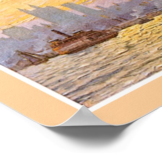 "La Lorraine" Poster Franse Lijn (Hoek)