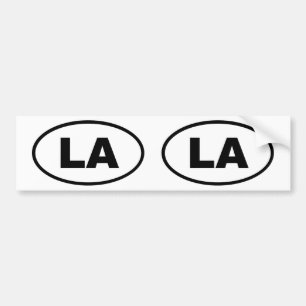 LA Los Angeles Bumpersticker