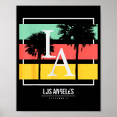 La Los Angeles California  Poster (Voorkant)