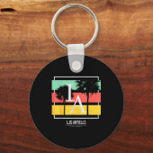 La Los Angeles California  Sleutelhanger (Voorkant)