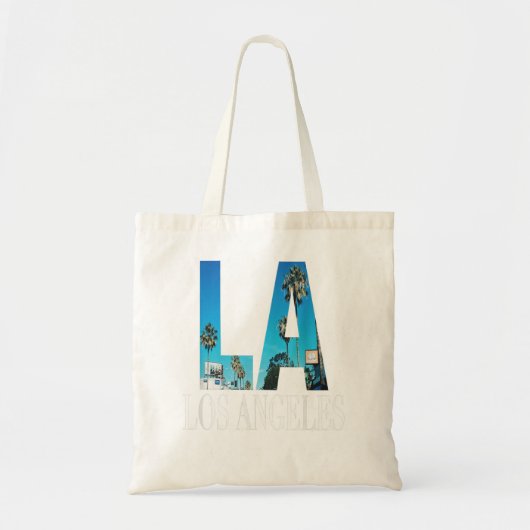 La Los Angeles California Souvenir Beach City West Tote Bag (Voorkant)