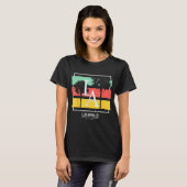 La Los Angeles California  T-shirt (Voorkant volledig)
