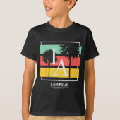 La Los Angeles California  T-shirt (Voorkant)