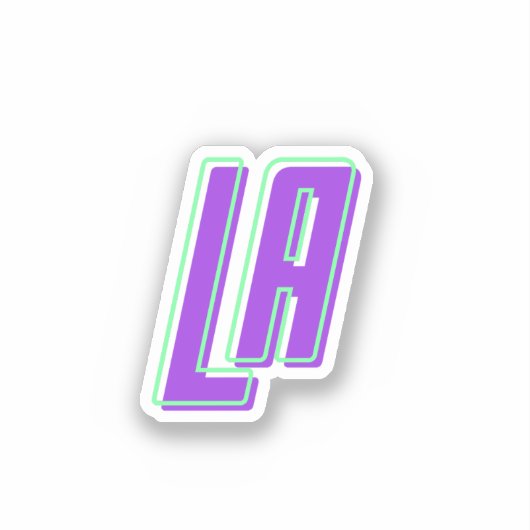 LA Los Angeles Sticker (Voorkant)