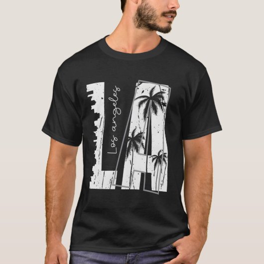 La Los Angeles T-shirt (Voorkant)