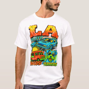 La Los Angeles Verkeers Tacos En Terriërs T-shirt