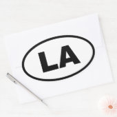 LA Louisiana Ovale Sticker (Envelop)