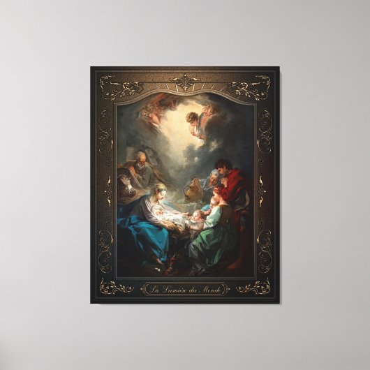 La Lumière du Monde door François Boucher Canvas Afdruk (Voorkant)