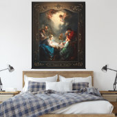 La Lumière du Monde door François Boucher Canvas Afdruk (Insitu (Slaapkamer))