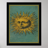 "La Lumiere" Vintage Tarot Poster (Voorkant)