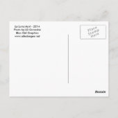 La Luna Azul Briefkaart (Achterkant)