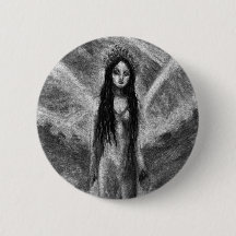 La Luna Donkere Engel Fee Goth Vrouw Originele Kun