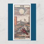 La luna tarot card briefkaart (Voorkant)