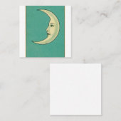 La Luna Tarot Card Vierkante Visitekaartje (Voorkant / Achterkant)