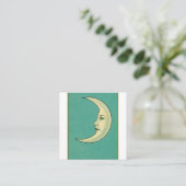 La Luna Tarot Card Vierkante Visitekaartje (Staand voorkant)