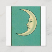 La Luna Tarot Card Vierkante Visitekaartje (Voorkant)
