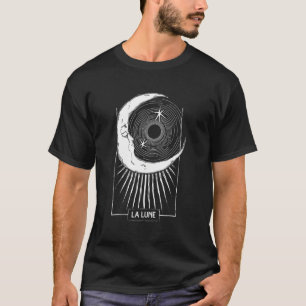 La Lune the Moon Tarot Kaarten Mannen Vrouwen T-shirt